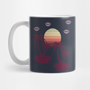 Summer Retro Sunset Mug